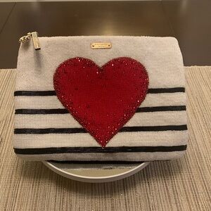 Kate Spade On Purpose RARE beaded clutch EUC